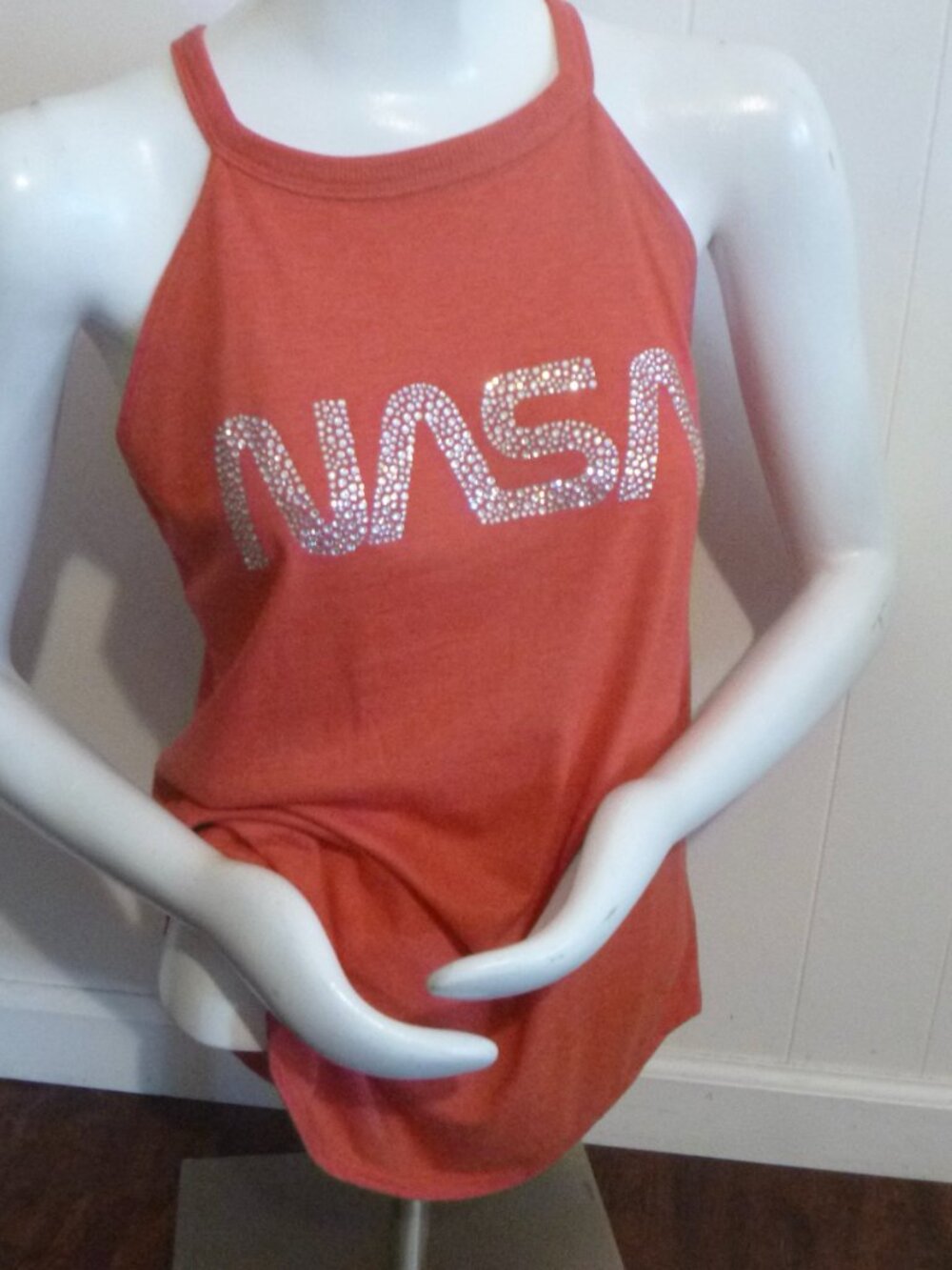 NASA SPARKLE TANK TOP SIZE SMALL KENNEDY SPACE CENTER